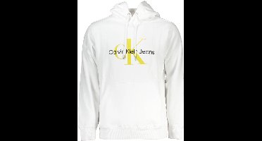 Calvin Klein - Heren Hoodie - Wit - Zonder Rits - 2XL