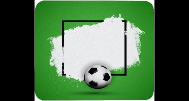 Gaming Muismat - Bureauonderlegger - Werk en Gaming - Antislip Rubberen Basis - 25x21cm - Meerkleurig