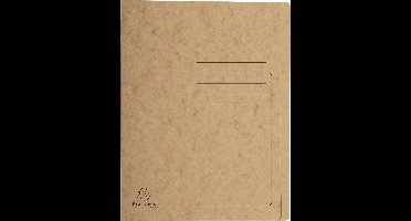 Exacompta 25x Snelhechtmap in glanskarton 355g - A4 - Tabac - 39988E