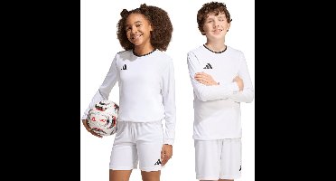 adidas T-shirt Kinderen Entrada 26 Long Sleeve Jersey Wit - Maat 128cm