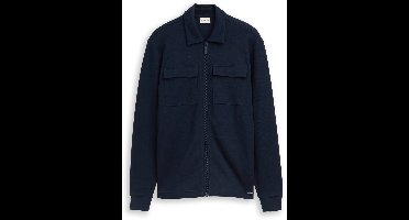 Tom Tailor - Overshirt - Heren - 3XL - Blauw - Katoen - 1050168