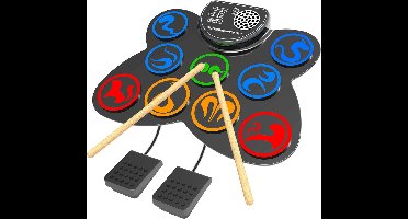 Core® Drumstel Elektronisch - Drumstel - Drumstel Elektronisch Volwassen - Veelkleurig - 40cm x 31cm x 3cm