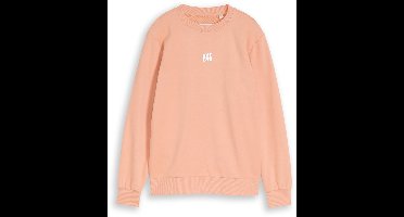 Tom Tailor - Sweatshirt met reflecterende opdruk - Maat 152 - dusty light orange