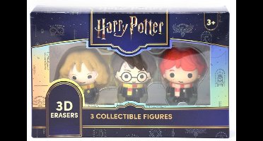 Harry Potter 3D Gummen Set – 3-Pack – 11 x 17 cm – Originele Harry Potter Gumset