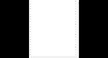 Exacompta 500 listingbladen zelfkopiërend 2 ex. 240x11 - afscheurbare Caroll banden - Wit - 62512E