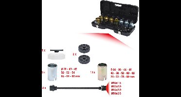 KS GEREEDSCHAP Druk- en trekhulzenset 37-delig - 700.1550
