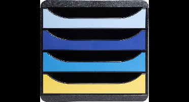 Exacompta 3x Pennenhouder modulair The Quarter Bee Blue - Geassorteerd - 68202D