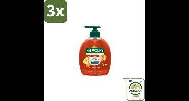 3 x Palmolive Handzeep Hygiëne Plus Family 300 ml - Grootverpakking - Handzeep - Hygiëne - Gezin - Handhygiëne - Bacteriën