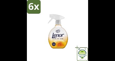 Lenor – Crease Releaser Spray – Summer Breeze – Kreukverwijderaar & Textielverfrisser – 500 ml - Voordeelverpakking - 6 stuks - Kreukverwijderaar - Textielverfrisser