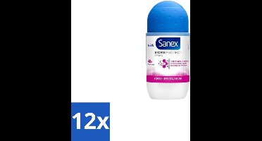 Sanex – Deo Roll-on – BiomeProtect Dermo Anti-Irritation – 50 ml - Voordeelverpakking - 12 stuks