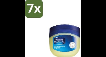 7 x Vaseline – Dagcrème – Blue Seal Pure Petroleum Jelly – 250 g - Hydraatende Zalf - Beschermende Zalf - Huidbescherming - Eczeem - Schrale Plekken