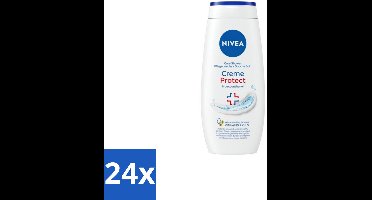 Nivea – Douchecrème – Protect – 250 ml - Voordeelverpakking - 24 stuks