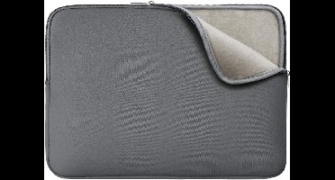Laptop Sleeve voor 14 Inch Laptops en Tablets - Beschermhoes en Draagtas (Grijs)