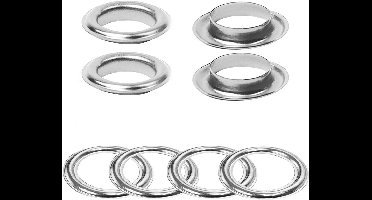 Set Bronzen Oogjes met Wasmachines voor Kleding, Leer en Banner Bevestiging