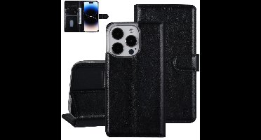 UNIQ Telefoonhoesje voor Apple iPhone 14 Pro - pasjeshouder - Zwart