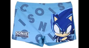 Sonic The Hedgehod Zwembroek Turqousie maat 140