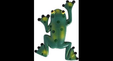 World of Weather thermometer Kikker - zuignappen - voor het raam - 17 x 3 x 23 cm - Celsius/fahrenheit