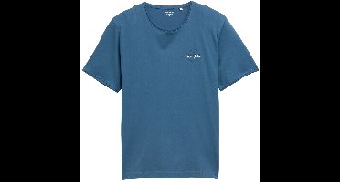 Tom Tailor - T-shirt met print - Maat S - real teal blue