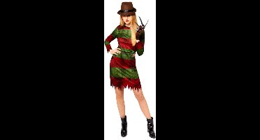 Halloween Kostuum Freddy Krueger Dames Officieel - Maat L