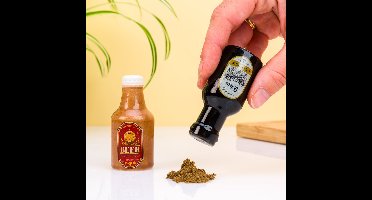 Out of the Blue Peper en zout stel - bier en wijn drank flesjes - keramiek - cadeau setje