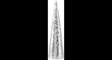 Kerstboom Disco spiegelglas H39cm