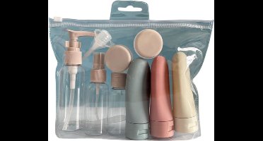 Set met reisflessen en accessoires 11-delig