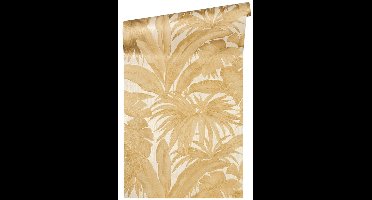 Versace behang palmbladeren goud 962404, BRICOFLOR.NL