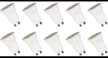 Spectrum LED Spot GU10 4W - 230V - 300 Lumen - 4000K Neutraal Wit - Natuurlijk Licht - Energiezuinig - 10 stuks