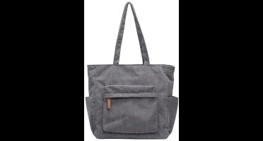 S&E Grote Draagtas met Meerdere Vakken – Praktisch & Veelzijdig - Grijs