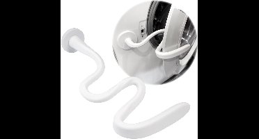 Zeynomax - Universele Magnetische Voorlader Wasmachine Deurprop Wit 43 mm - Flexibele Deursteun Met magnetische sluiting - Geschikt voor de Meeste Wasmachines - Duurzame Deursteun voor Voorlader Wasmachine