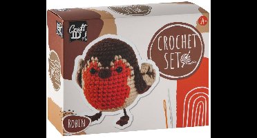 Creative Craft Group haakpakket roodborstje knutselset voor volwassenen.
