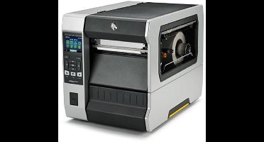 Zebra ZT620, 8 dots/mm (203 dpi), disp. (kleur), RTC, ZPL, ZPLII, USB, RS232, BT, Ethernet