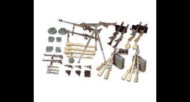 Tamiya Modelbouwpakket Diorama - 35111 German Infantry Weapons - Diorama Set Plastic - 1:35 - Modelbouw