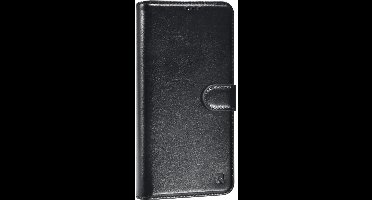 TUNIQ Back cover - Galaxy S24 FE - Zwart - Wallet-case met pasjeshouder en magneetsluiting