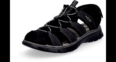 Rieker Sandals 26770-00, Mannen, Zwart, Sandalen, maat: 43