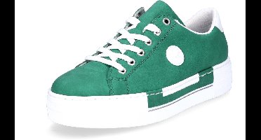 Rieker dames plateausneaker smaragdgroen