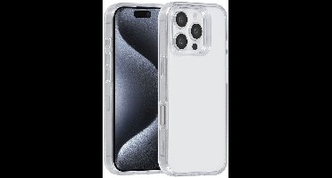 TUNIQ telefoonhoesje voor Apple iPhone 16 Pro - Siliconen backcover - Wit