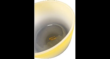 Fame Crystal Singing Bowl 12" Yellow E4 432 Hz - Klankschaal