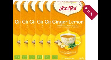 Yogi Tea Ginger Lemon - tray: 6 stuks