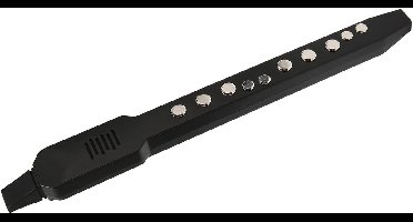 Zeynomax - Mini digitaal blaasinstrument met 10 tonen, 12 begeleidingen, MIDI connectiviteit en verwijderbaar mondstuk voor Android en Windows (zwart)