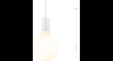 Hanglamp Ravi IP44 E27 3000K 400lm 4,3W Wit mat dimbaar