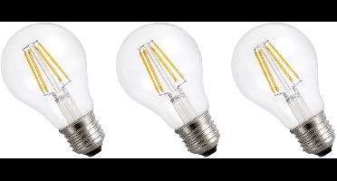 Spectrum LED Lamp E27 8.5W 230V - 110 Lumen - 2700K Warm wit - Gezellig licht - Energiezuinig - 3 stuks