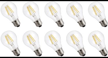 Spectrum LED Lamp E27 8.5W 230V - 110 Lumen - 2700K Warm wit - Gezellig licht - Energiezuinig - 10 stuks