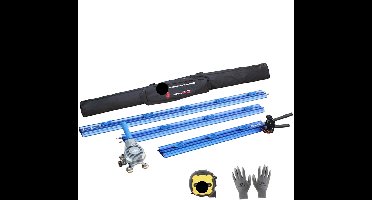 Handmatige Tegelsnijder - Tegelsnijder - Tegelsnijmachine - Grote Formaat Tegels - 3400mm - Verbindbaar Railsysteem - met Zuignappen en Draagtas - met Lasergeleider