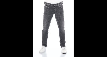 Mustang Heren Jeans Broeken Oregon tapered Fit Zwart Volwassenen