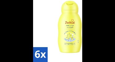 Zwitsal - Wasgel Mini - Zeepvrij & Mild - 75 ml - Reisformaat - Voordeelverpakking - 6 stuks