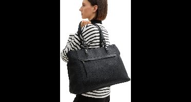 Tom Tailor TTLAREA L shopper met materialenmix