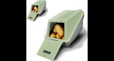 DailySupplies® Aardappelbak met Deksel - Voorraadpot - Uienbak