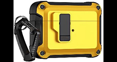 Hurtel Armor Case Pro Voor Airpods 4 Met Karabijnhaak Valbescherming