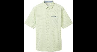 Tom Tailor - Hemd - Maat M - Mannen - Groen - katoen